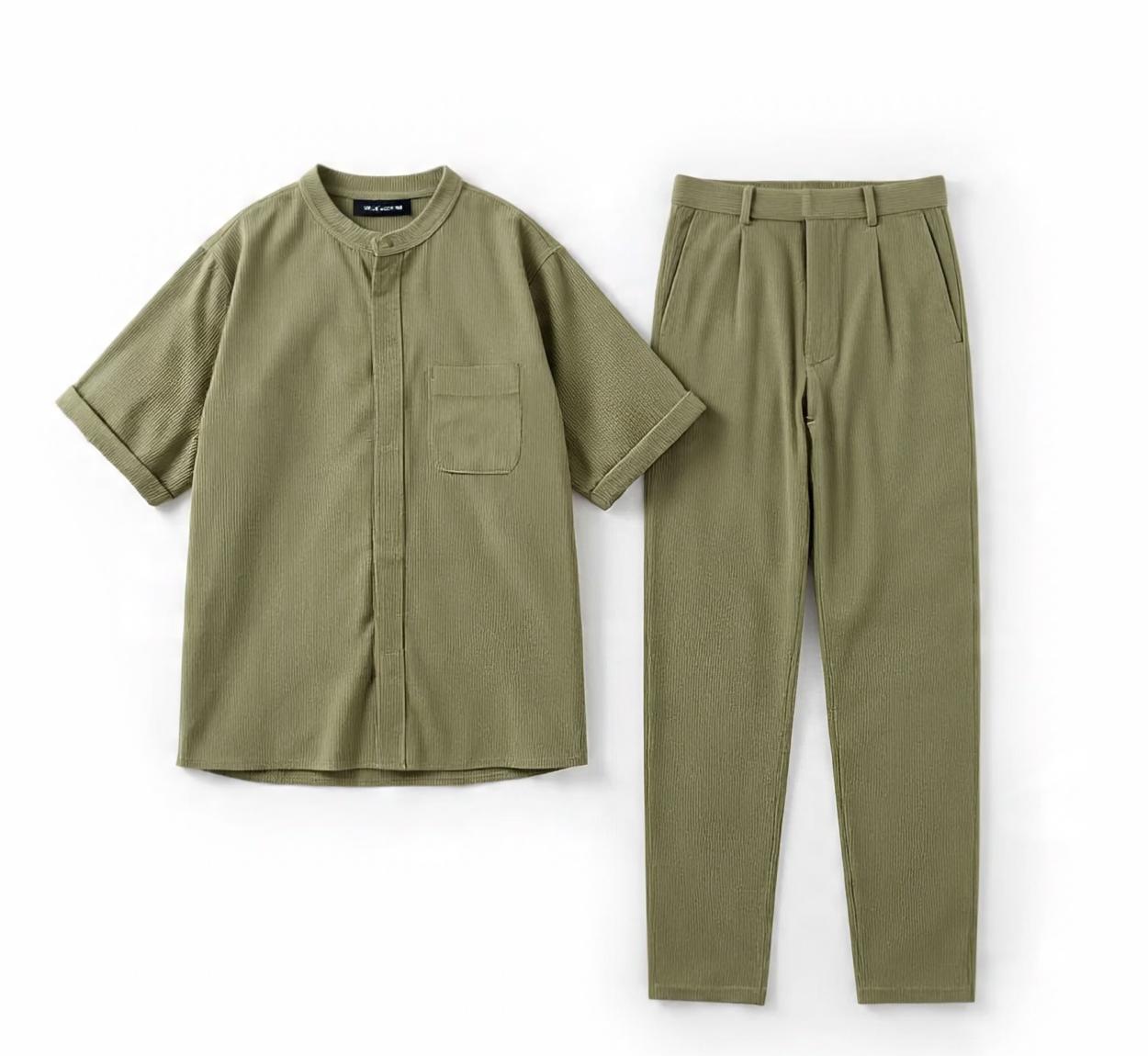 light_olive_green_cord_set_with_half_sleeve (1)